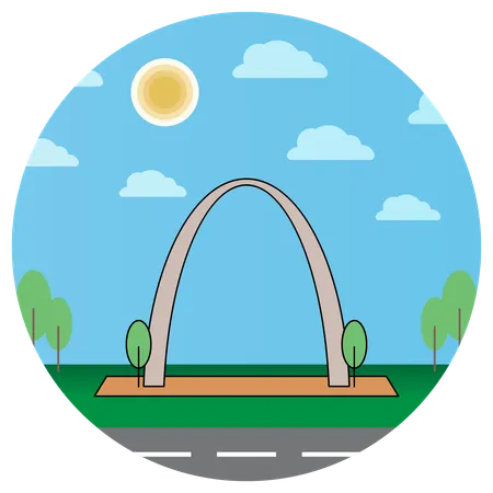 St Louis Missouri USA  Illustration