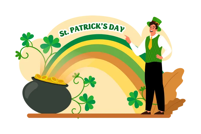 ST. PATRICK’S DAY (St. Patrick’s Day)  Illustration