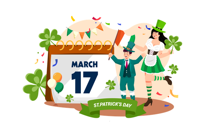 St. Patrick's Day Illustration