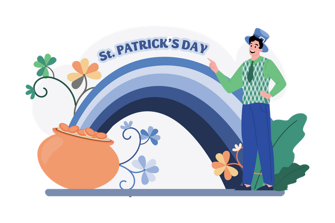 ST. PATRICK’S DAY (St. Patrick’s Day)  Illustration