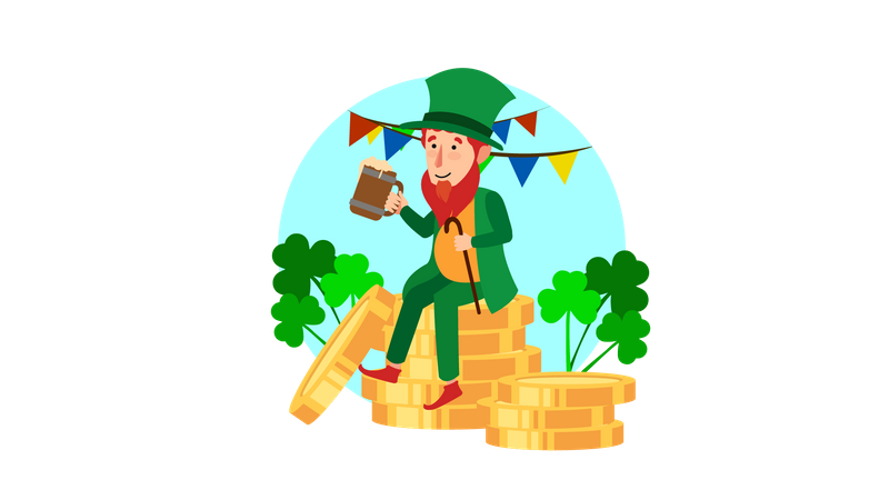 St. Patrick's Day - Der Tag des Heiligen Patrick  Illustration