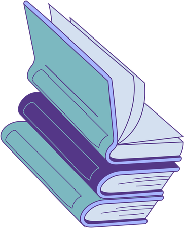 Stack of book  Illustration