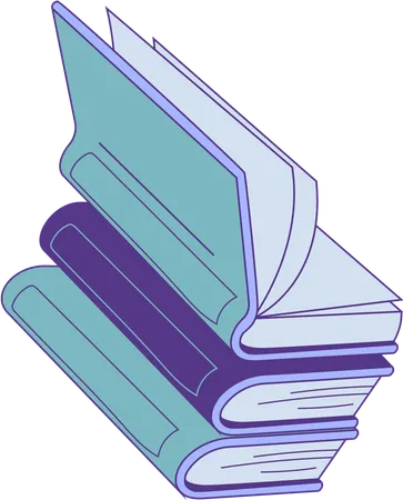Stack of book  Illustration