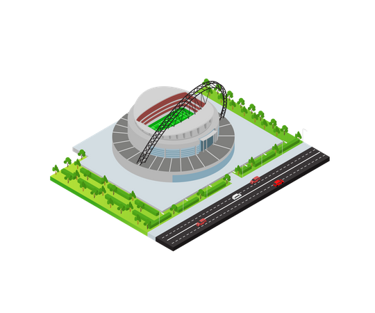 Stade de Wembley  Illustration