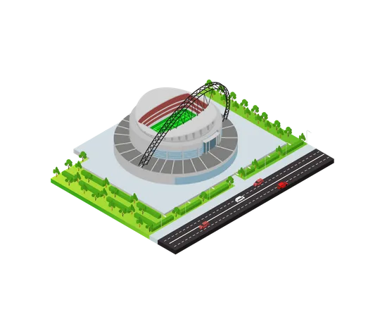 Stade de Wembley  Illustration