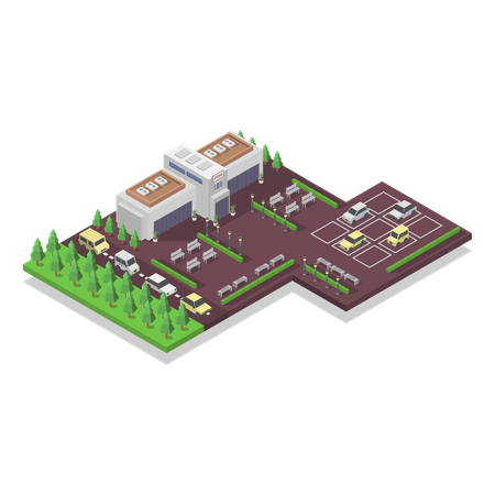 Stadtladen  Illustration