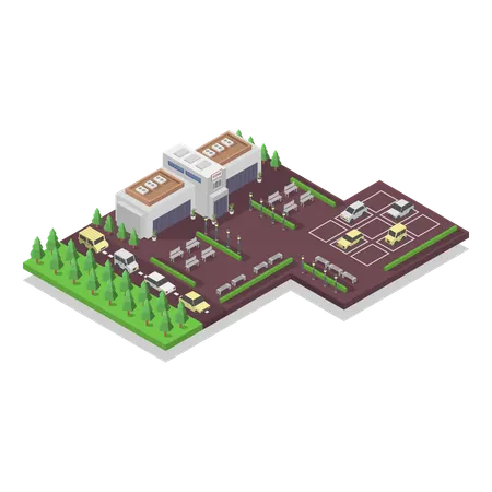 Stadtladen  Illustration