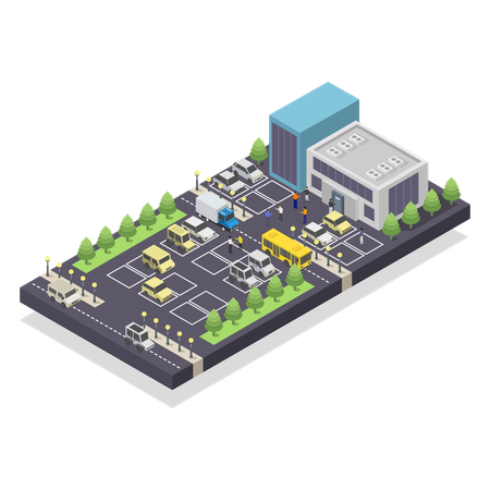 Stadtladen  Illustration