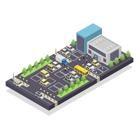 Stadtladen  Illustration