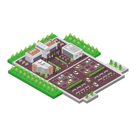 Stadtladen  Illustration