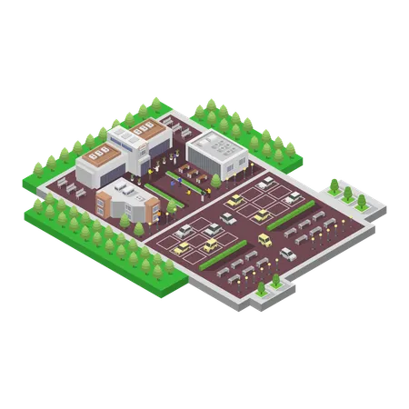 Stadtladen  Illustration