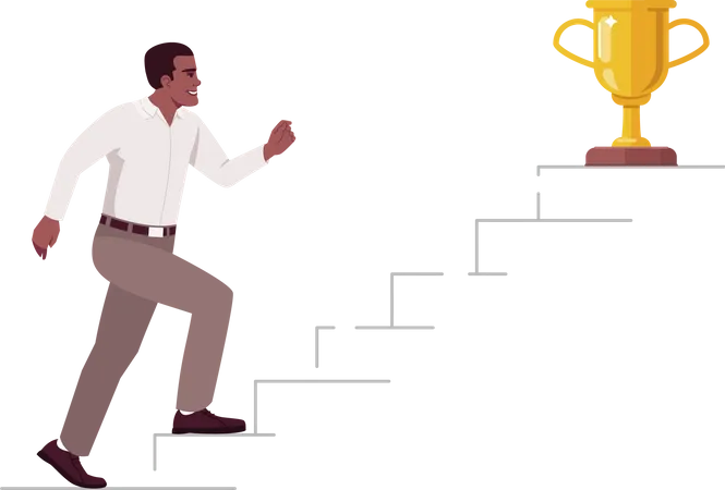 Stairway to success  Illustration