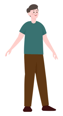 Standing man Illustration