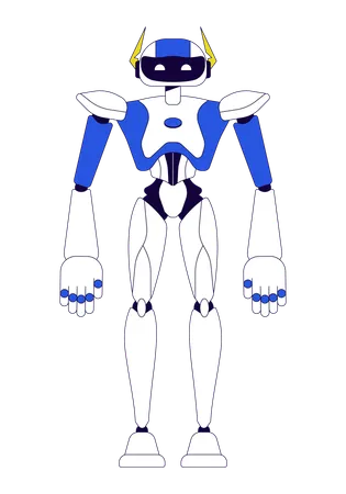 Standing Robot  Illustration