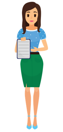 Standing Woman  Illustration