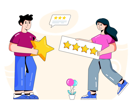 Star Ratings  일러스트레이션