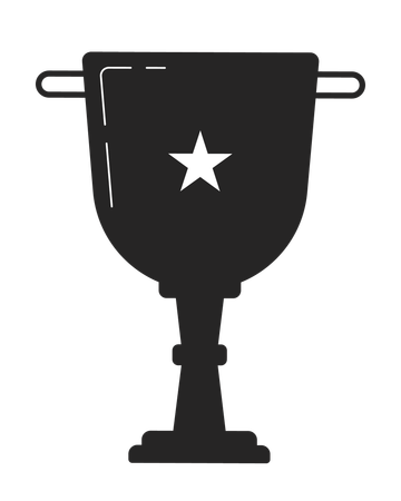 Star trophy cup  イラスト