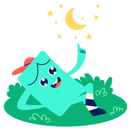 Stargazing  Illustration
