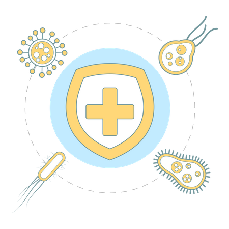 Starkes Immunsystem  Illustration