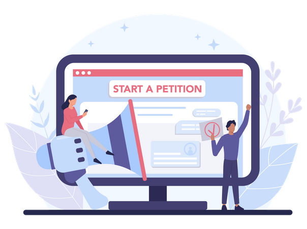 Start A Petition  Illustration