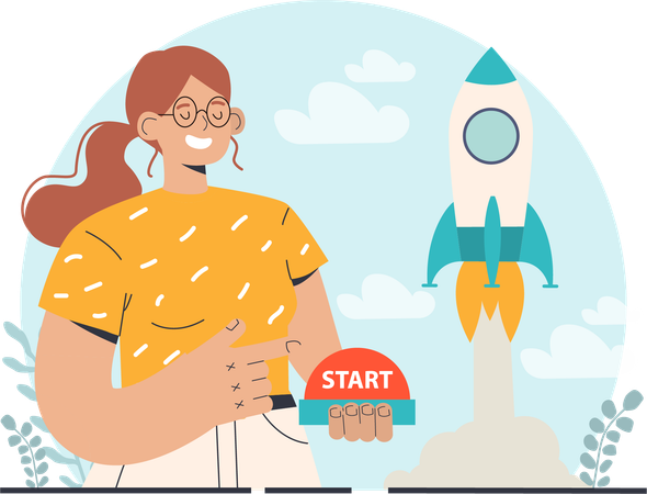 Start new business  Illustration