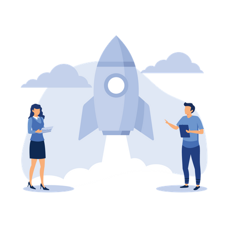 Start Up Idea  Illustration