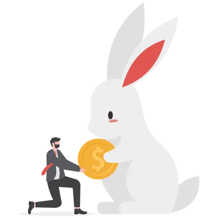 Starting A Business In The Year Of The Rabbit Save Money On Business Investments Illustration