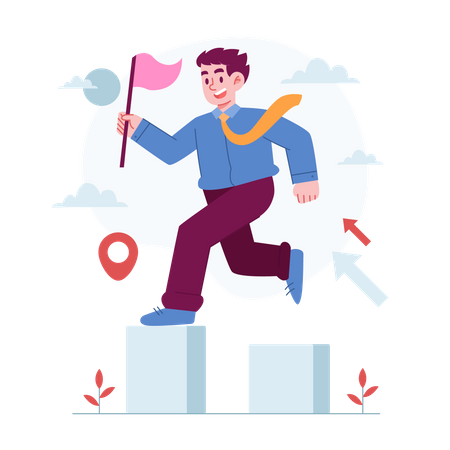 Startup Achievements  Illustration