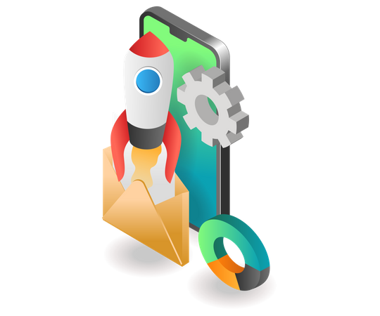 Startup Advertising  Illustration