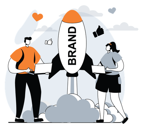 Startup Brand  Illustration