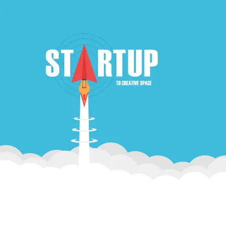 Startup Business Concept Illustration