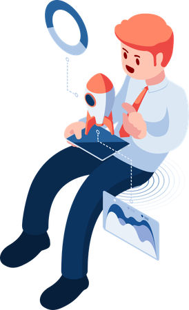 Startup Business  Illustration