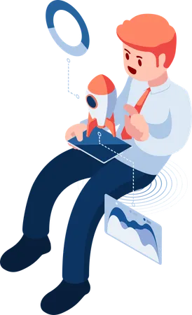 Startup Business  Illustration