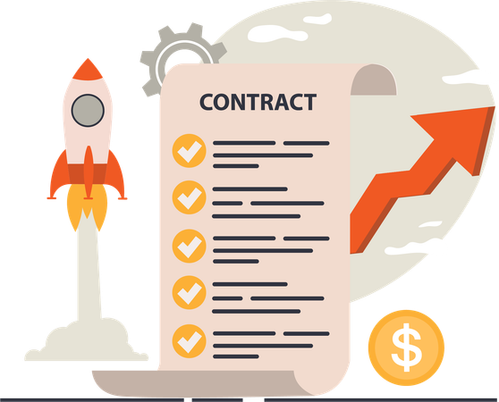 Startup Contract  Illustration
