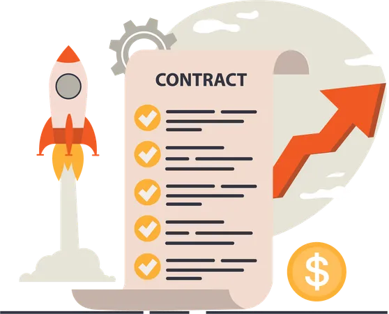 Startup Contract  Illustration