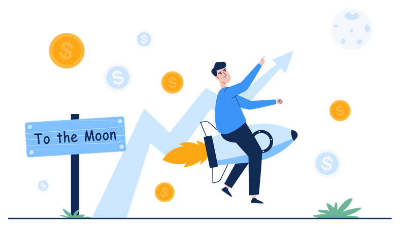 Startup-Erfolg  Illustration