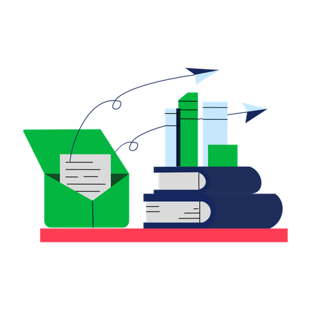 Startup geht an die Börse  Illustration