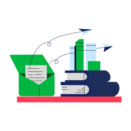 Startup geht an die Börse  Illustration