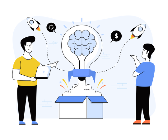 Startup Idea  Illustration