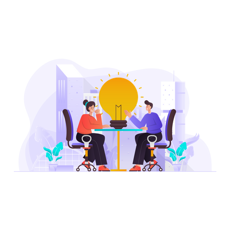 Startup Idea Illustration