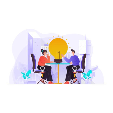 Startup Idea  Illustration