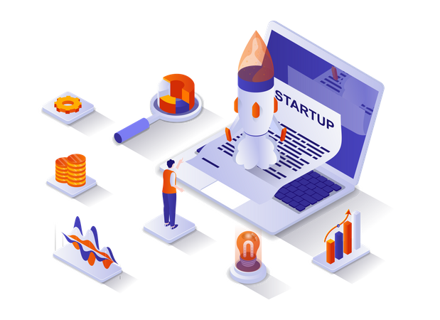 Startup  Illustration