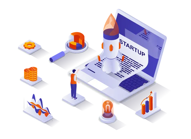 Startup  Illustration