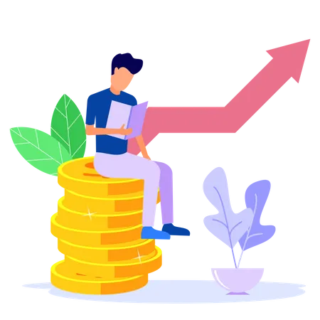 Start-up-Investition  Illustration