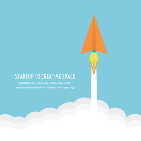 Startup-Konzept  Illustration