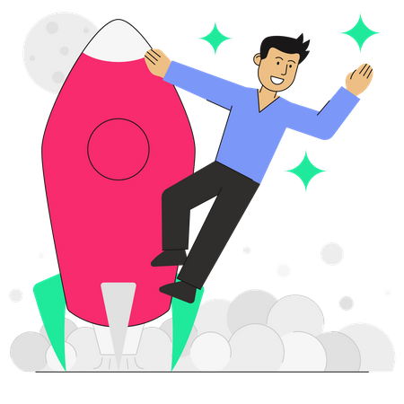 Startup Launch  Illustration