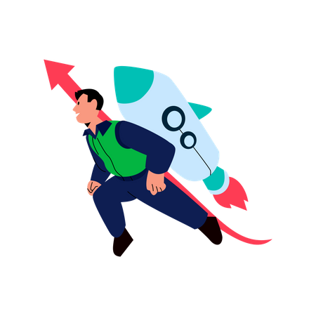 Startup launch  Illustration