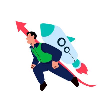 Startup launch  Illustration