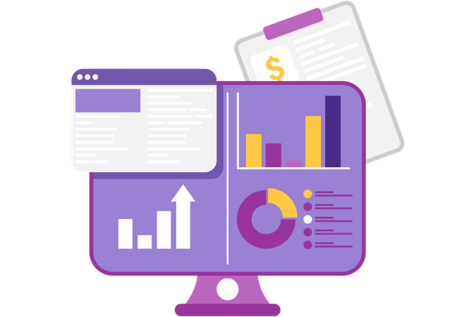 Startup pitch presentation  Illustration