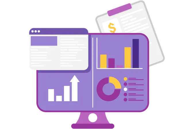 Startup pitch presentation  Illustration
